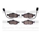 Dynamite Friction 1551-0801-00 Disc Brake Pad Set - Front - view 1