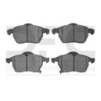 Dynamite Friction 1551-0819-00 Disc Brake Pad Set - Front - view 1