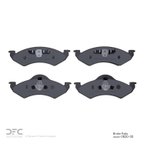 Dynamite Friction 1551-0820-00 Disc Brake Pad Set - Front - view 2