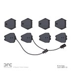 Dynamite Friction 1551-0839-10 Disc Brake Pad Set - Front - view 2