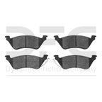 Dynamite Friction 1551-0858-00 Disc Brake Pad Set - Rear - view 1