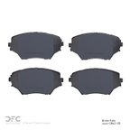 Dynamite Friction 1551-0862-00 Disc Brake Pad Set - Front - view 2