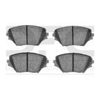 Dynamite Friction 1551-0862-00 Disc Brake Pad Set - Front - view 1