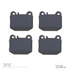 Dynamite Friction 1551-0874-00 Disc Brake Pad Set - Rear - view 2