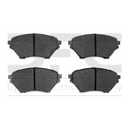 Dynamite Friction 1551-0890-00 Disc Brake Pad Set - Front - view 1