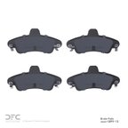 Dynamite Friction 1551-0899-10 Disc Brake Pad Set - Rear - view 2
