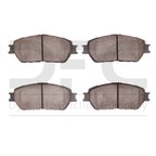 Dynamite Friction 1551-0906-00 Disc Brake Pad Set - Front - view 1