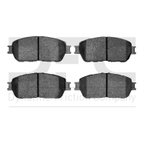 Dynamite Friction 1551-0906-10 Disc Brake Pad Set - Front - view 1