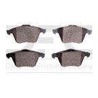 Dynamite Friction 1551-0915-00 Disc Brake Pad Set - Front - view 1