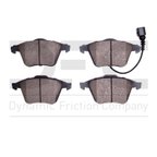 Dynamite Friction 1551-0915-30 Disc Brake Pad Set - Front - view 1