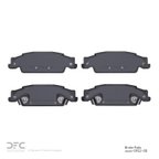 Dynamite Friction 1551-0922-00 Disc Brake Pad Set - Rear - view 2