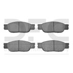 Dynamite Friction 1551-0933-00 Disc Brake Pad Set - Front - view 1