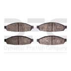 Dynamite Friction 1551-0953-00 Disc Brake Pad Set - Front - view 1