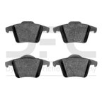 Dynamite Friction 1551-0980-00 Disc Brake Pad Set - Rear - view 1