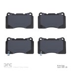 Dynamite Friction 1551-1001-00 Disc Brake Pad Set - Front or Rear - view 2