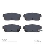 Dynamite Friction 1551-1008-00 Disc Brake Pad Set - Rear - view 2