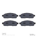 Dynamite Friction 1551-1011-00 Disc Brake Pad Set - Front - view 2