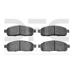 Dynamite Friction 1551-1011-00 Disc Brake Pad Set - Front - view 1