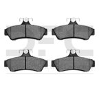 Dynamite Friction 1551-1048-10 Disc Brake Pad Set - Rear - view 1
