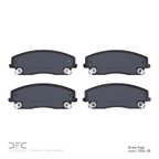 Dynamite Friction 1551-1056-00 Disc Brake Pad Set - Front - view 2