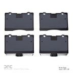 Dynamite Friction 1551-1091-00 Disc Brake Pad Set - Front - view 2