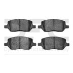 Dynamite Friction 1551-1093-00 Disc Brake Pad Set - Rear - view 1