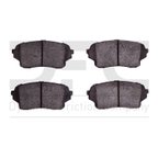 Dynamite Friction 1551-1105-00 Disc Brake Pad Set - Front - view 1