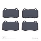 Dynamite Friction 1551-1133-00 Disc Brake Pad Set - Front - view 2