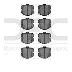 Dynamite Friction 1551-1185-10 Disc Brake Pad Set - Rear - view 1
