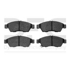 Dynamite Friction 1551-1195-00 Disc Brake Pad Set - Front - view 1