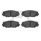 Dynamite Friction 1551-1211-00 Disc Brake Pad Set - Front - view 1
