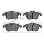 Dynamite Friction 1551-1241-00 Disc Brake Pad Set - Front - view 1