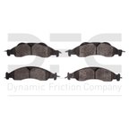Dynamite Friction 1551-1278-00 Disc Brake Pad Set - Front - view 1