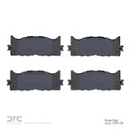 Dynamite Friction 1551-1293-00 Disc Brake Pad Set - Front - view 2