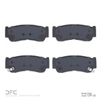 Dynamite Friction 1551-1297-00 Disc Brake Pad Set - Rear - view 2