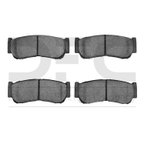 Dynamite Friction 1551-1297-00 Disc Brake Pad Set - Rear - view 1