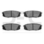 Dynamite Friction 1551-1304-00 Disc Brake Pad Set - Rear - view 1
