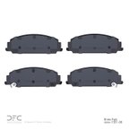 Dynamite Friction 1551-1351-00 Disc Brake Pad Set - Front - view 2
