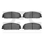 Dynamite Friction 1551-1351-00 Disc Brake Pad Set - Front - view 1