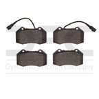 Dynamite Friction 1551-1379-10 Disc Brake Pad Set - Front - view 1