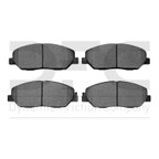 Dynamite Friction 1551-1384-00 Disc Brake Pad Set - Front - view 1