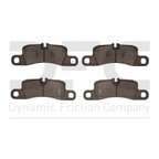 Dynamite Friction 1551-1390-10 Disc Brake Pad Set - Rear - view 1