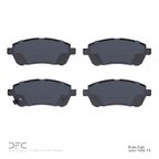 Dynamite Friction 1551-1454-10 Disc Brake Pad Set - Front - view 2
