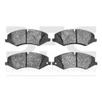 Dynamite Friction 1551-1479-00 Disc Brake Pad Set - Front - view 1