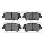 Dynamite Friction 1551-1543-00 Disc Brake Pad Set - Front - view 1