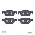 Dynamite Friction 1551-1546-00 Disc Brake Pad Set - Front - view 2