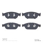 Dynamite Friction 1551-1549-00 Disc Brake Pad Set - Front - view 2