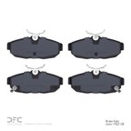 Dynamite Friction 1551-1562-00 Disc Brake Pad Set - Rear - view 2