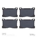 Dynamite Friction 1551-1576-00 Disc Brake Pad Set - Front - view 2