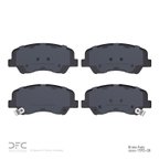 Dynamite Friction 1551-1593-00 Disc Brake Pad Set - Front - view 2